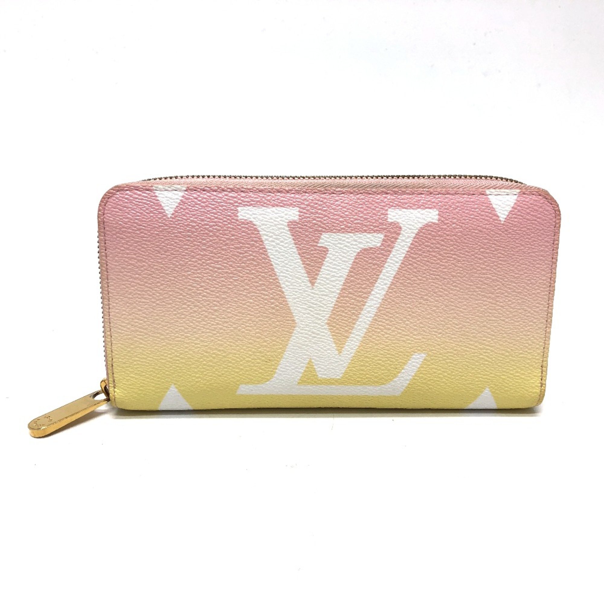 Louis Vuitton M80361 Monogram by the pool Long Wallet pink GoldHardware