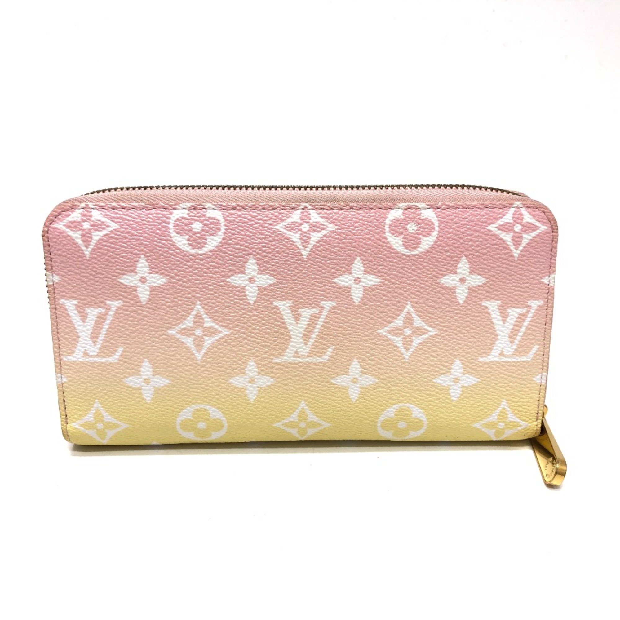 Louis Vuitton M80361 Monogram by the pool Long Wallet pink GoldHardware