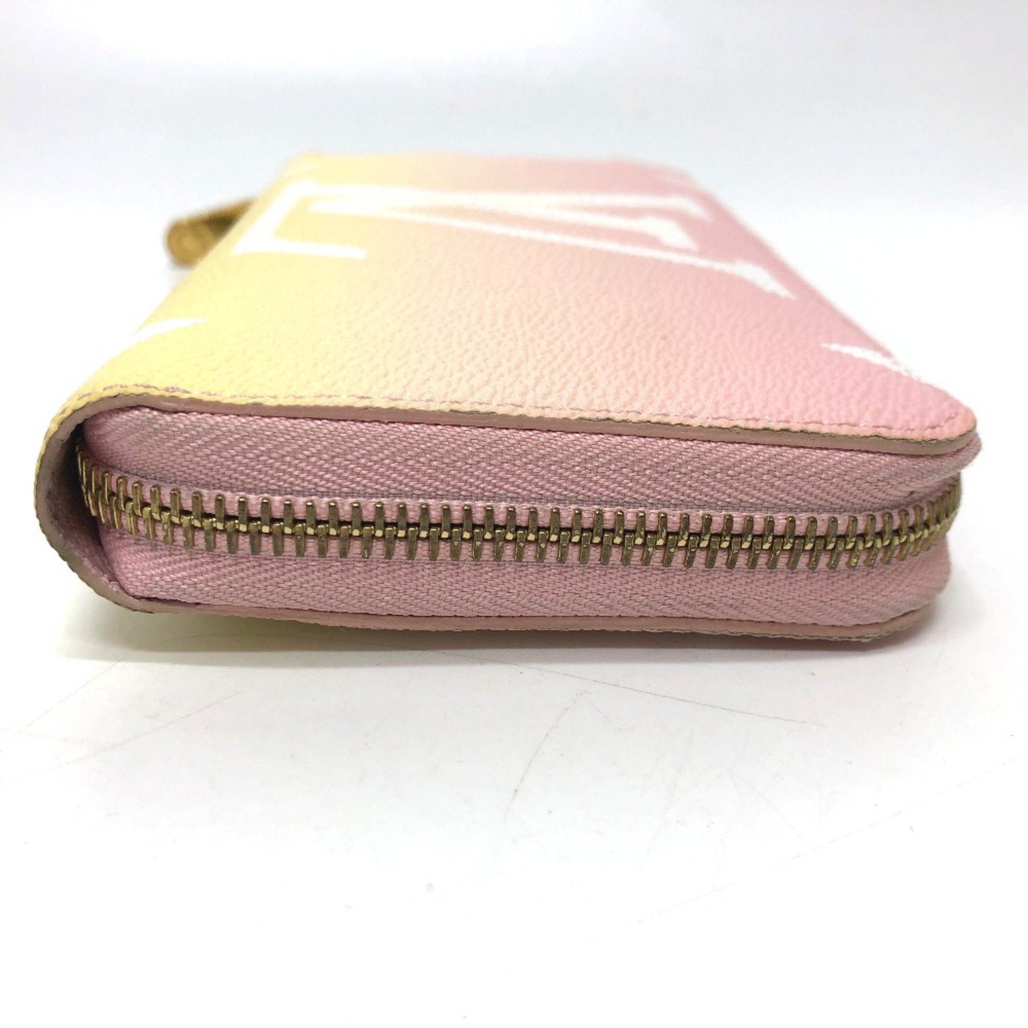 Louis Vuitton M80361 Monogram by the pool Long Wallet pink GoldHardware