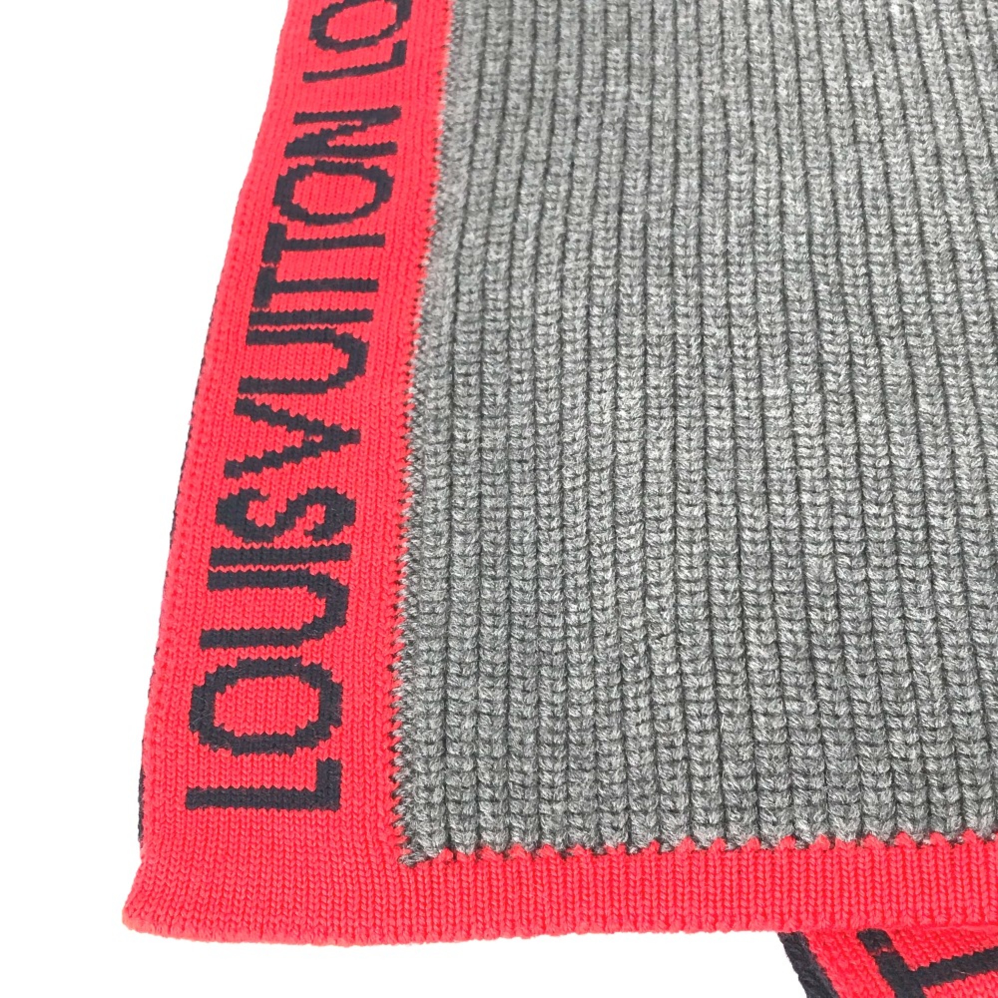 Louis Vuitton M71255 Scarf gray Red