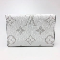 Louis Vuitton M30899 Taigarama Monogram Wallet CompactWallet Trifold wallet White SilverHardware