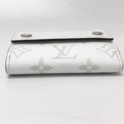 Louis Vuitton M30899 Taigarama Monogram Wallet CompactWallet Trifold wallet White SilverHardware