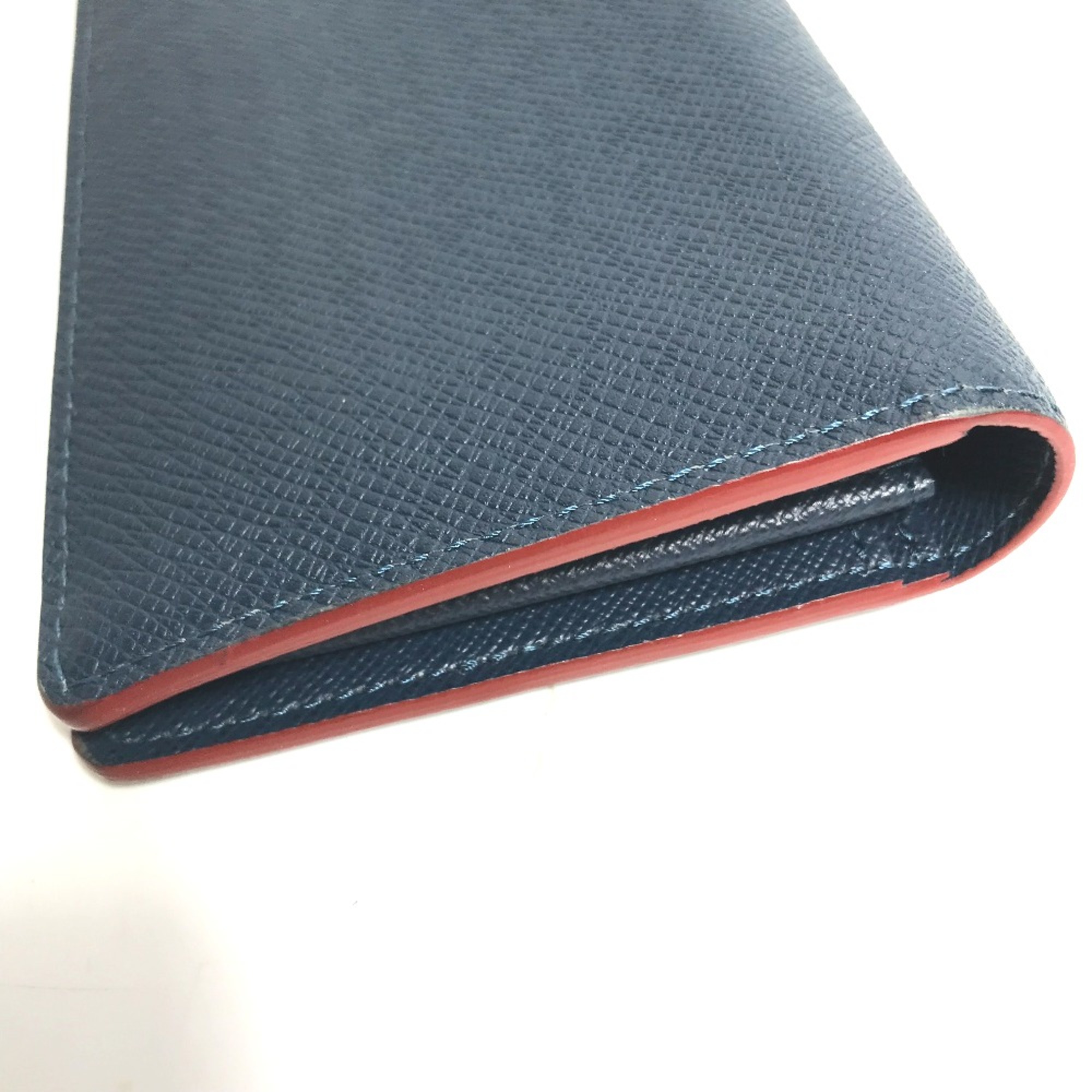 Louis Vuitton M30662 Taiga long wallet bifold Long Wallet Ocan blue