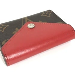 Louis Vuitton GI0014 Monogram Business Card Holder Pass Case Card Case Rouge Red