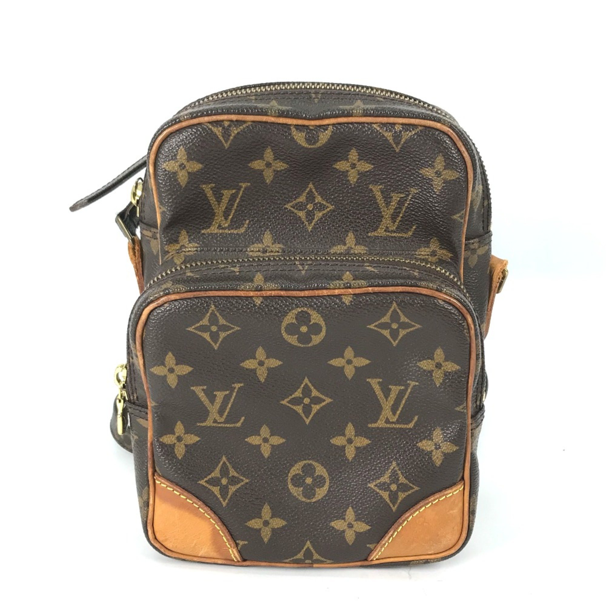 Louis Vuitton M45236 Monogram Crossbody bag Pochette Shoulder Bag Brown