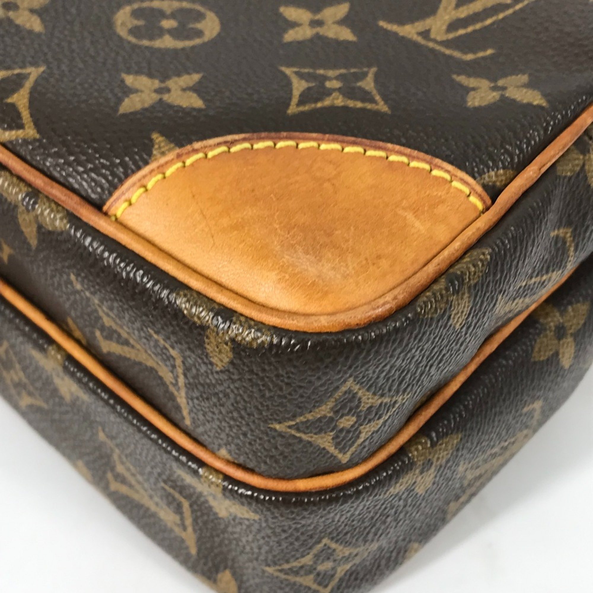 Louis Vuitton M45236 Monogram Crossbody bag Pochette Shoulder Bag Brown