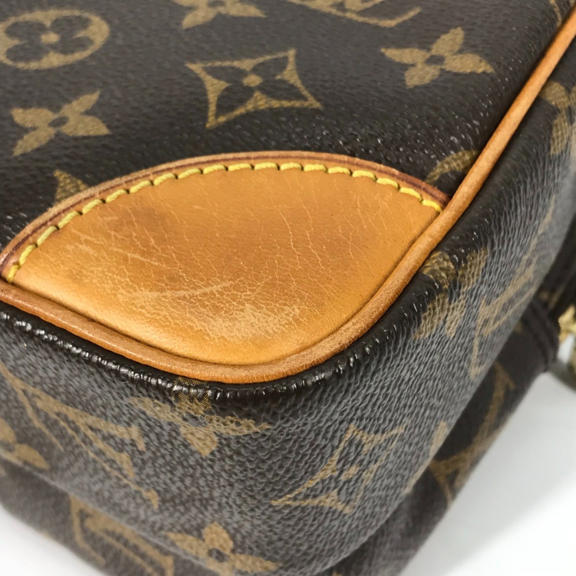 Louis Vuitton M45236 Monogram Crossbody bag Pochette Shoulder Bag Brown