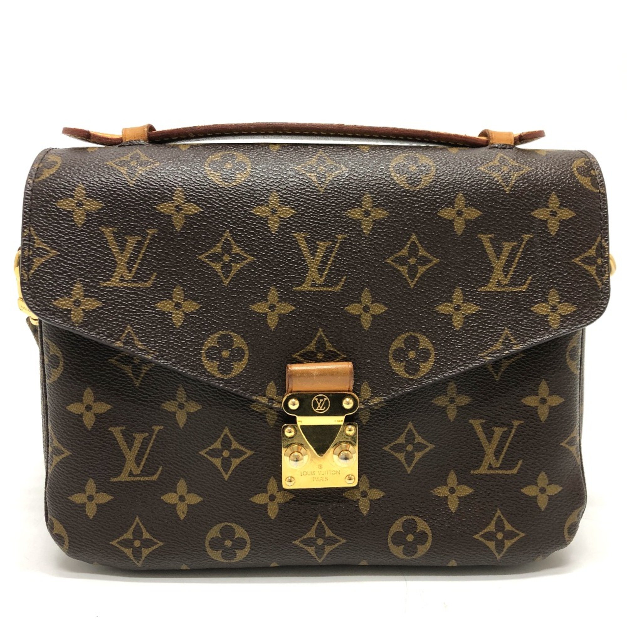 Louis Vuitton M40780 Monogram 2WAY Shoulder Bag Hand Bag Brown GoldHardware