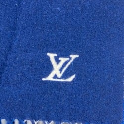 Louis Vuitton M76588 fringe Scarf blue White