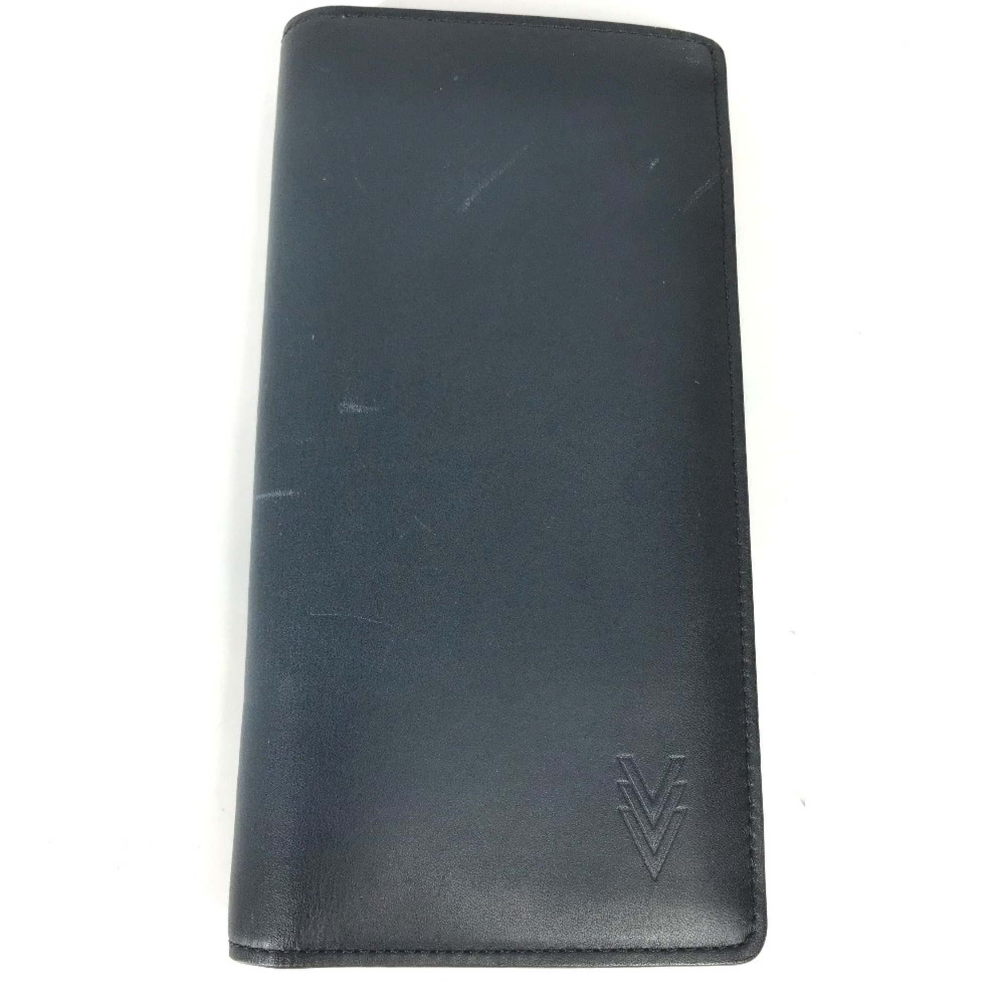 Louis Vuitton M41899 Cuir-ombre Long wallet Bifold Long Wallet Navy