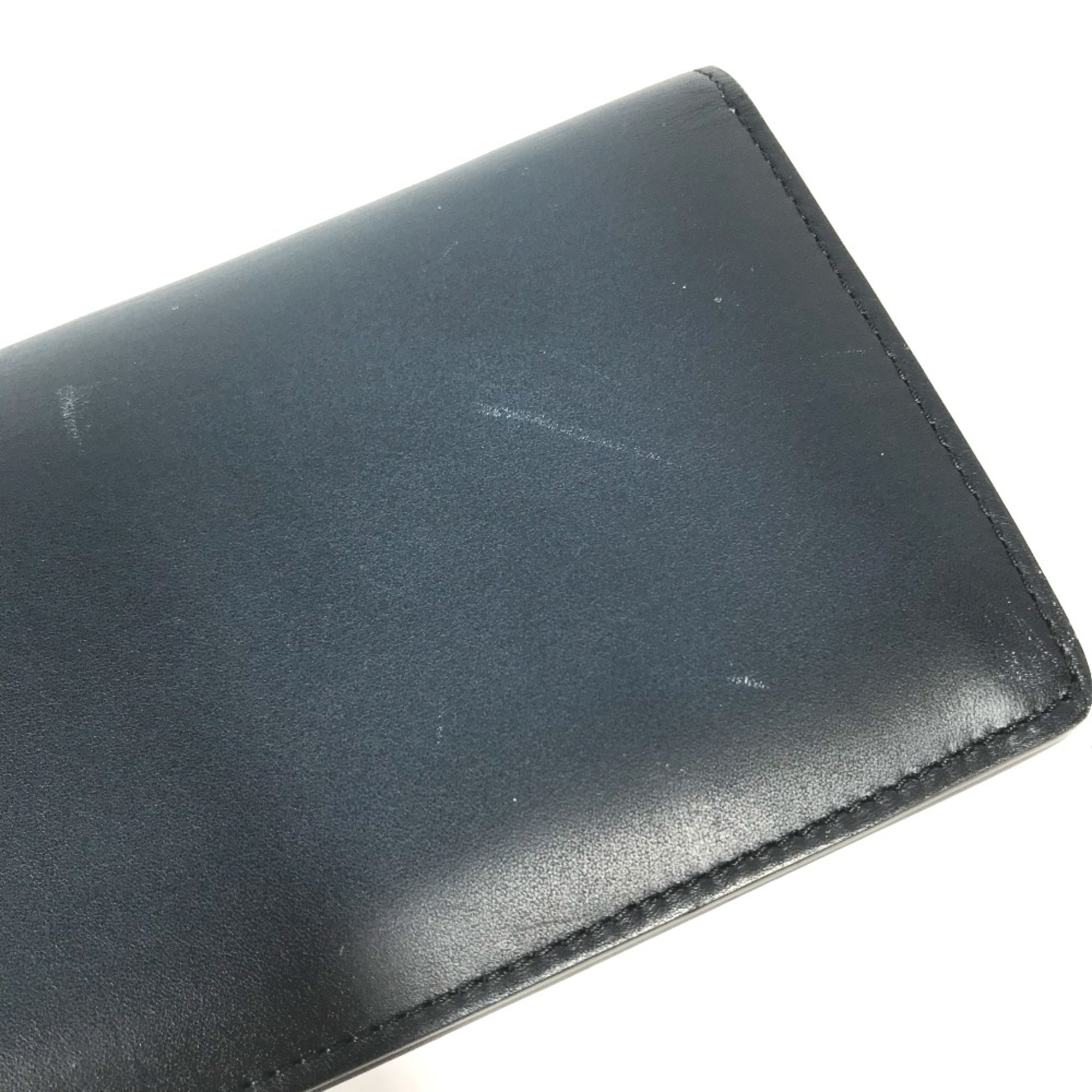 Louis Vuitton M41899 Cuir-ombre Long wallet Bifold Long Wallet Navy