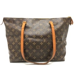 Louis Vuitton M42267 Monogram Tote Bag Shoulder Bag Brown GoldHardware