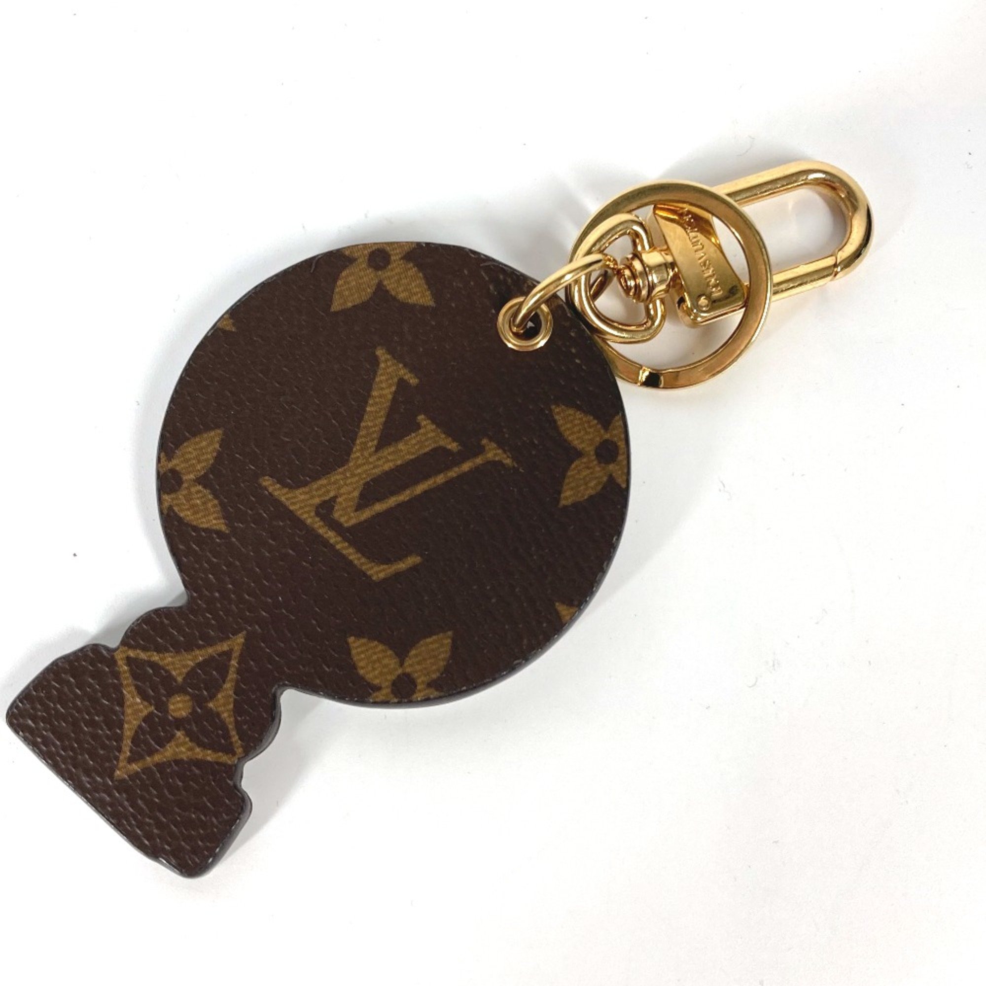 Louis Vuitton M68654 Bag Charm Key Holder pink