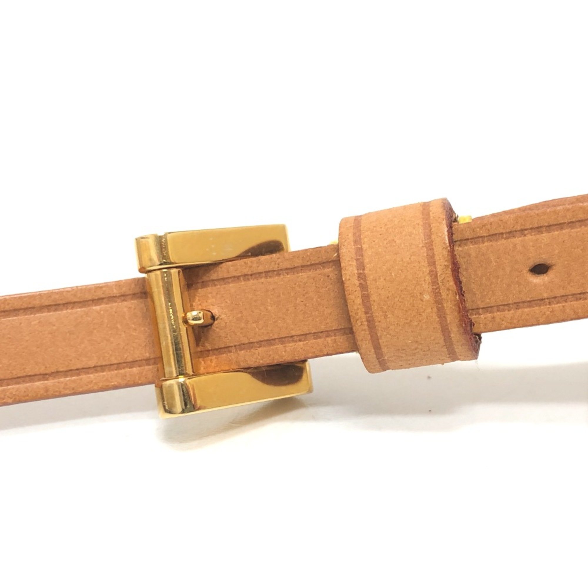 Louis Vuitton Shoulder belt Shoulder strap Beige GoldHardware