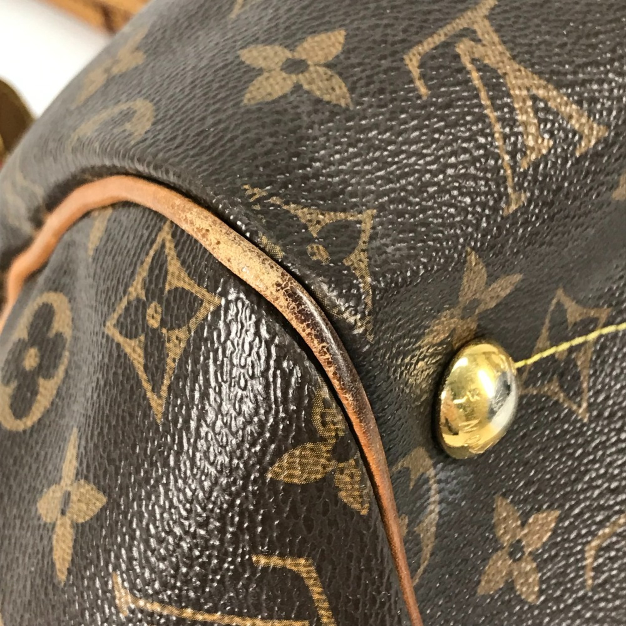 Louis Vuitton M40144 Monogram Shoulder Bag Hand Bag Brown