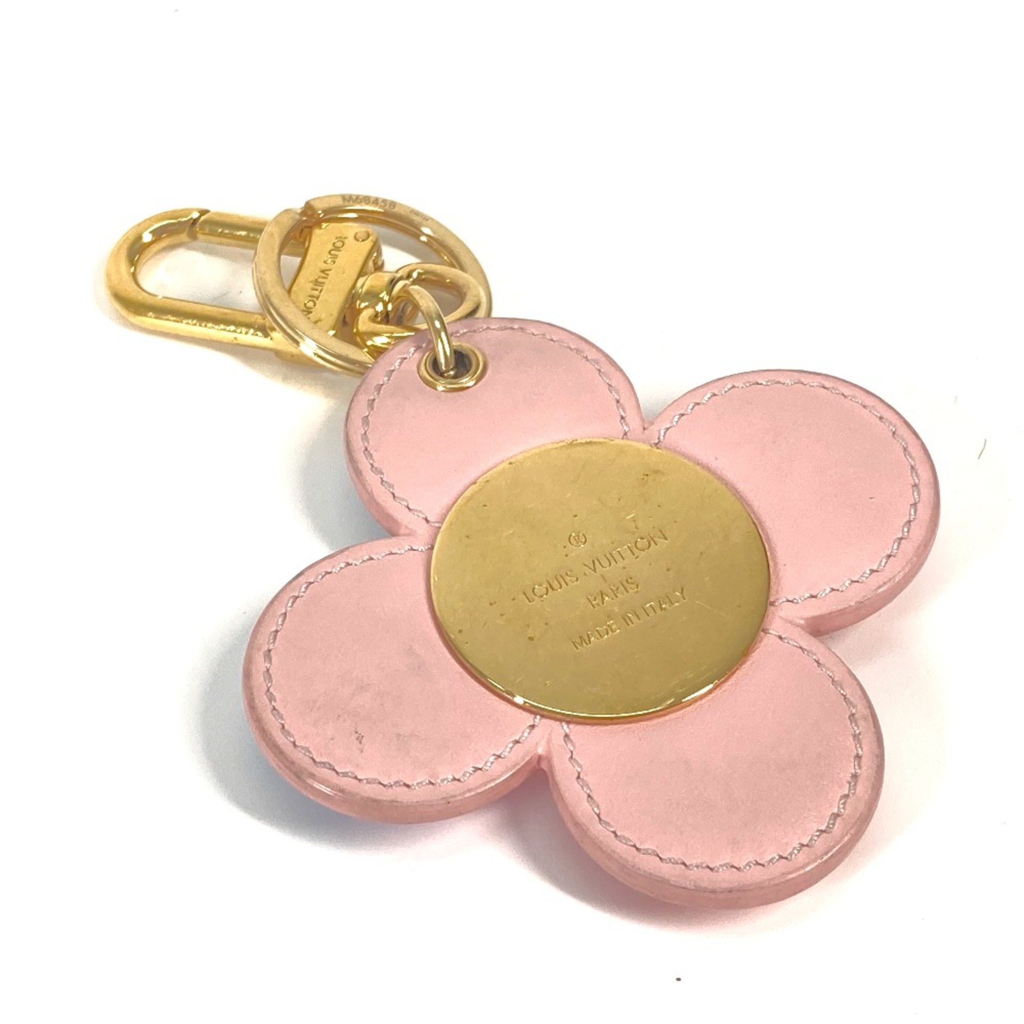 Louis Vuitton M68458 Bag Charm Key Holder pink blue