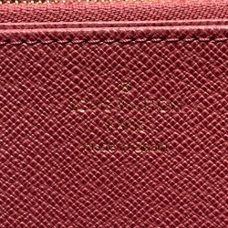 Louis Vuitton M81182 MonogramDenim Zip Around Long Wallet pink GoldHardware