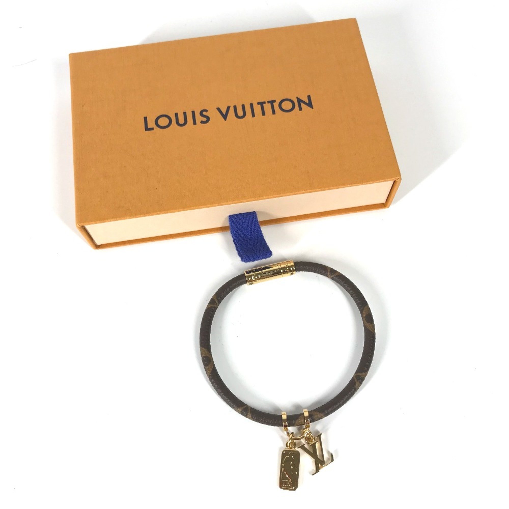 Louis Vuitton MP299E NBA collaboration Bangle Bracelet Brown