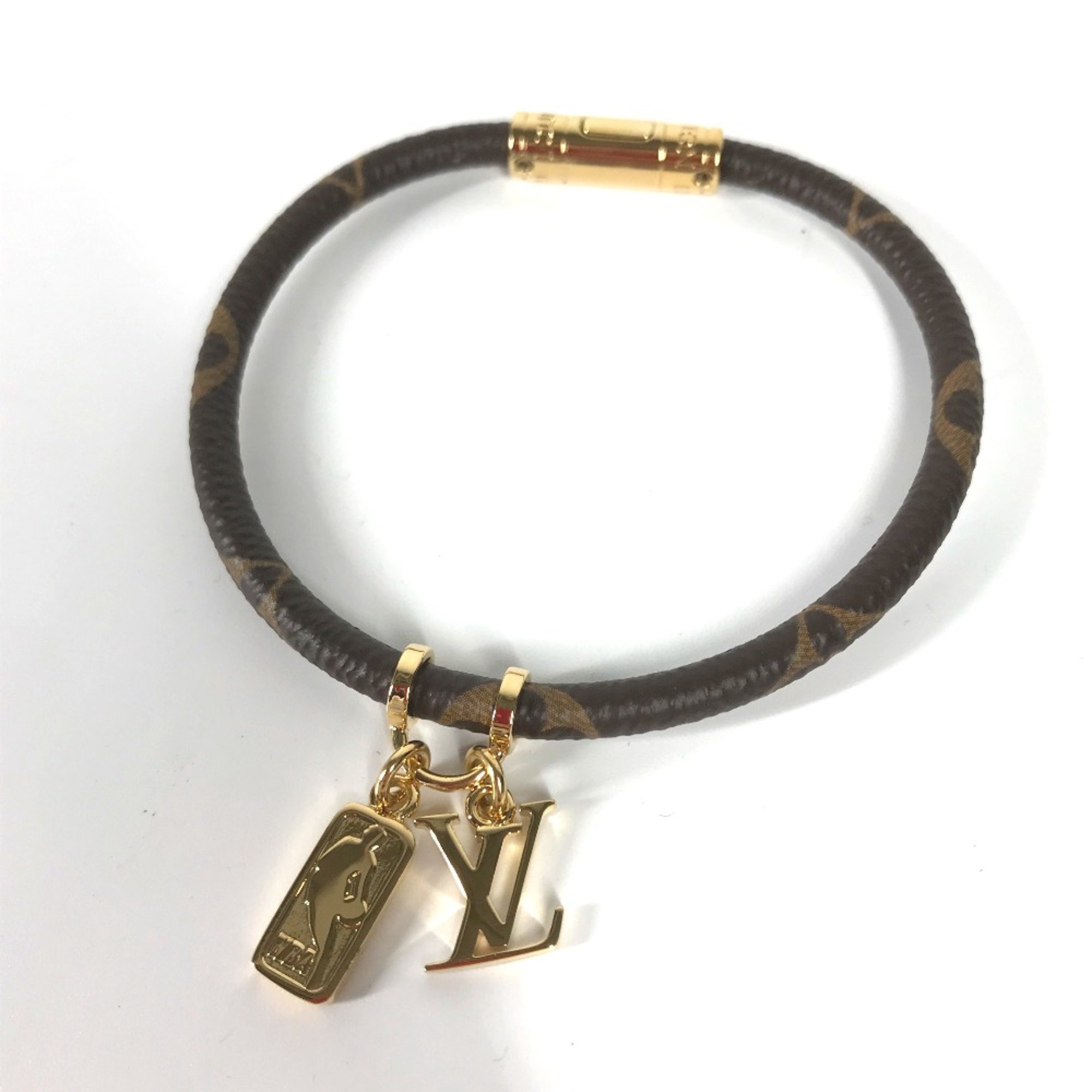 Louis Vuitton MP299E NBA collaboration Bangle Bracelet Brown