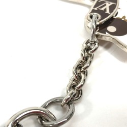 Louis Vuitton M00747 Animal Dog DOG Monogram Charm Key Holder White Silver