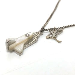 Louis Vuitton M2220 Pendant Necklace Silver White