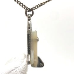 Louis Vuitton M2220 Pendant Necklace Silver White