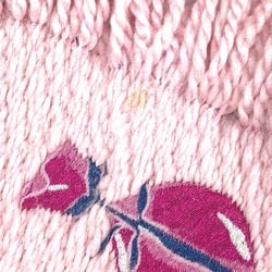 Louis Vuitton M71587 heart lip lips fringe Scarf pink Red