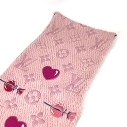 Louis Vuitton M71587 heart lip lips fringe Scarf pink Red