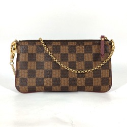 Louis Vuitton N63091 Damier Accessory Pouch Bag Shoulder Chain Bag Shoulder Bag Brown