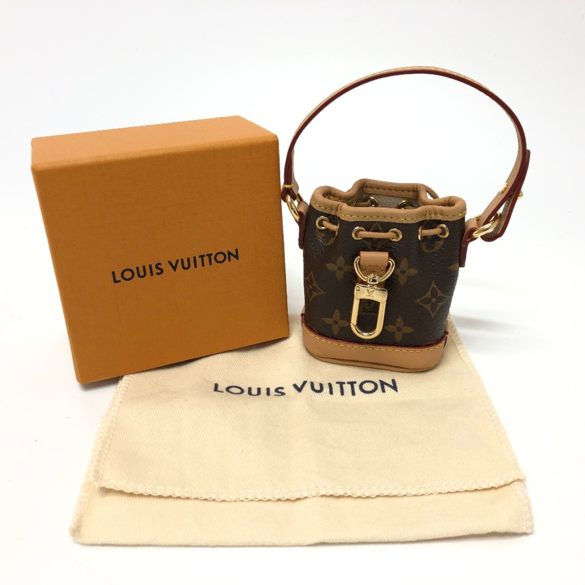 Louis Vuitton M00818 Monogram Key Holder charm Brown GoldHardware