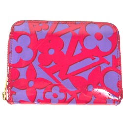 Louis Vuitton M90130 2014 Valentine Sweet-Monogram Wallet Coin Compartment Vernis coin purse Rose Andian purple