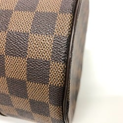 Louis Vuitton N51303 Damier Cylindrical Tote Bag Hand Bag Brown GoldHardware