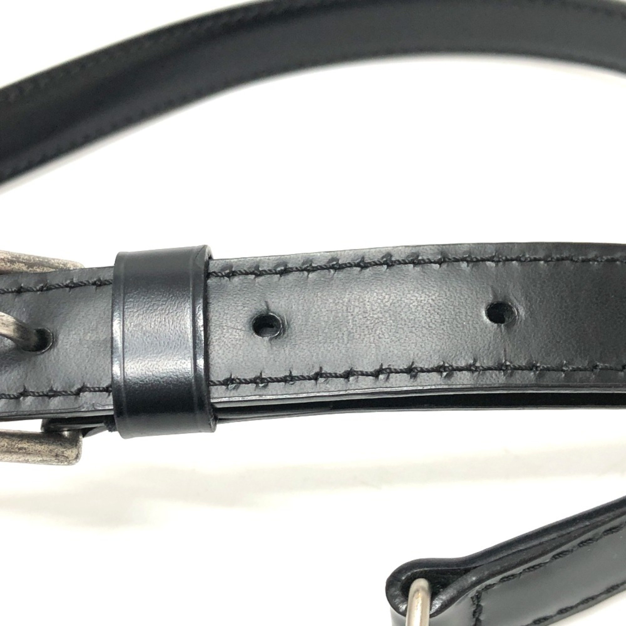 Louis Vuitton Shoulder strap replacement Shoulder strap Black SilverHardware