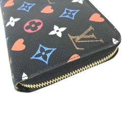 Louis Vuitton M80323 Game on Monogram Zip Around Long Wallet Noir Black