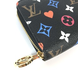 Louis Vuitton M80323 Game on Monogram Zip Around Long Wallet Noir Black