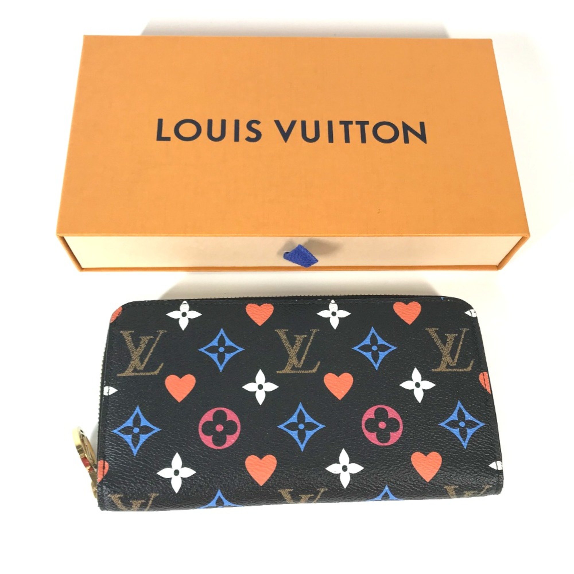 Louis Vuitton M80323 Game on Monogram Zip Around Long Wallet Noir Black