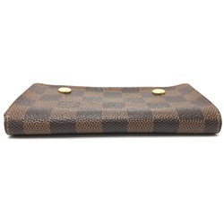 Louis Vuitton N63092 Damier Wallet Card Case Folded wallet Brown GoldHardware