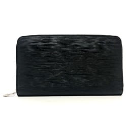 Louis Vuitton M63852 Epi Zip Around Long Wallet Black SilverHardware