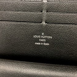 Louis Vuitton M63852 Epi Zip Around Long Wallet Black SilverHardware