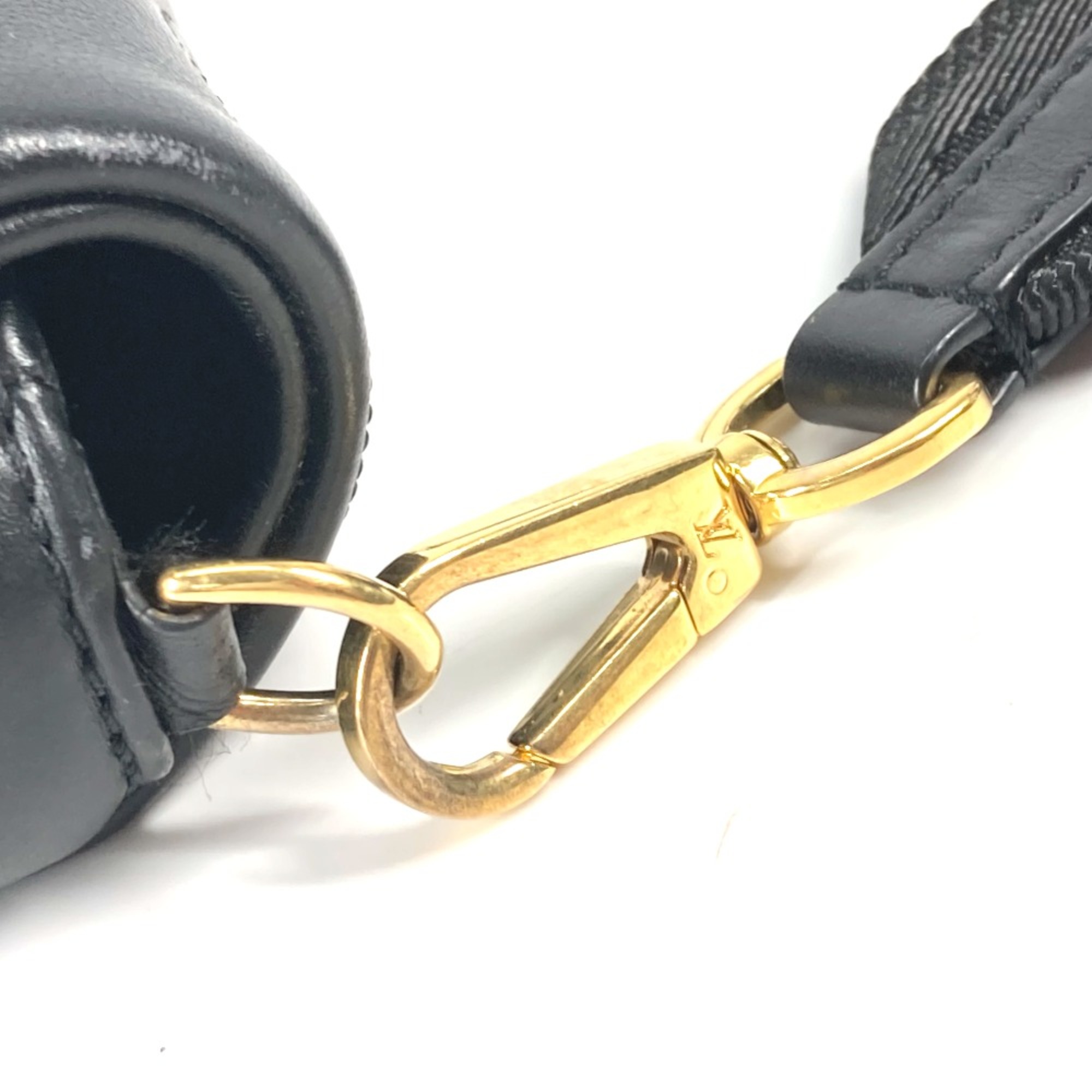 Louis Vuitton M81398 Monogram bubblegram Long Wallet Crossbody Clutch Bag 2WAY Bag Shoulder Bag Black