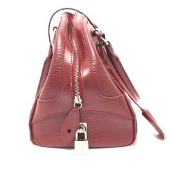 Louis Vuitton M5931M Epi Bag Mini Duffle Bag Shoulder Hand Bag Red SilverHardware