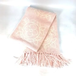 Louis Vuitton M70819 fringe Scarf pink White