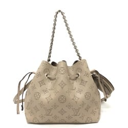 Louis Vuitton M57201 MonogramMahina Drawstring 2WAY Hand Bag Bag Shoulder Bag Beige SilverHardware