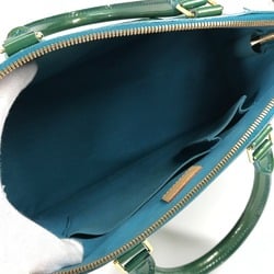 Louis Vuitton M93628 MonogramVernis Tote Bag Bag Glitter Hand Bag Blue galatic Green