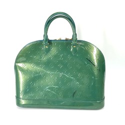 Louis Vuitton M93628 MonogramVernis Tote Bag Bag Glitter Hand Bag Blue galatic Green