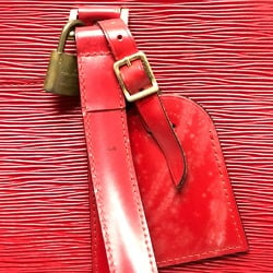 Louis Vuitton M42867 Epi Hand Bag Duffle Bag Red GoldHardware