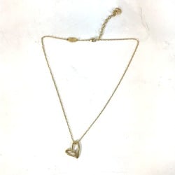 Louis Vuitton M00465 heart Accessories chain Necklace Gold