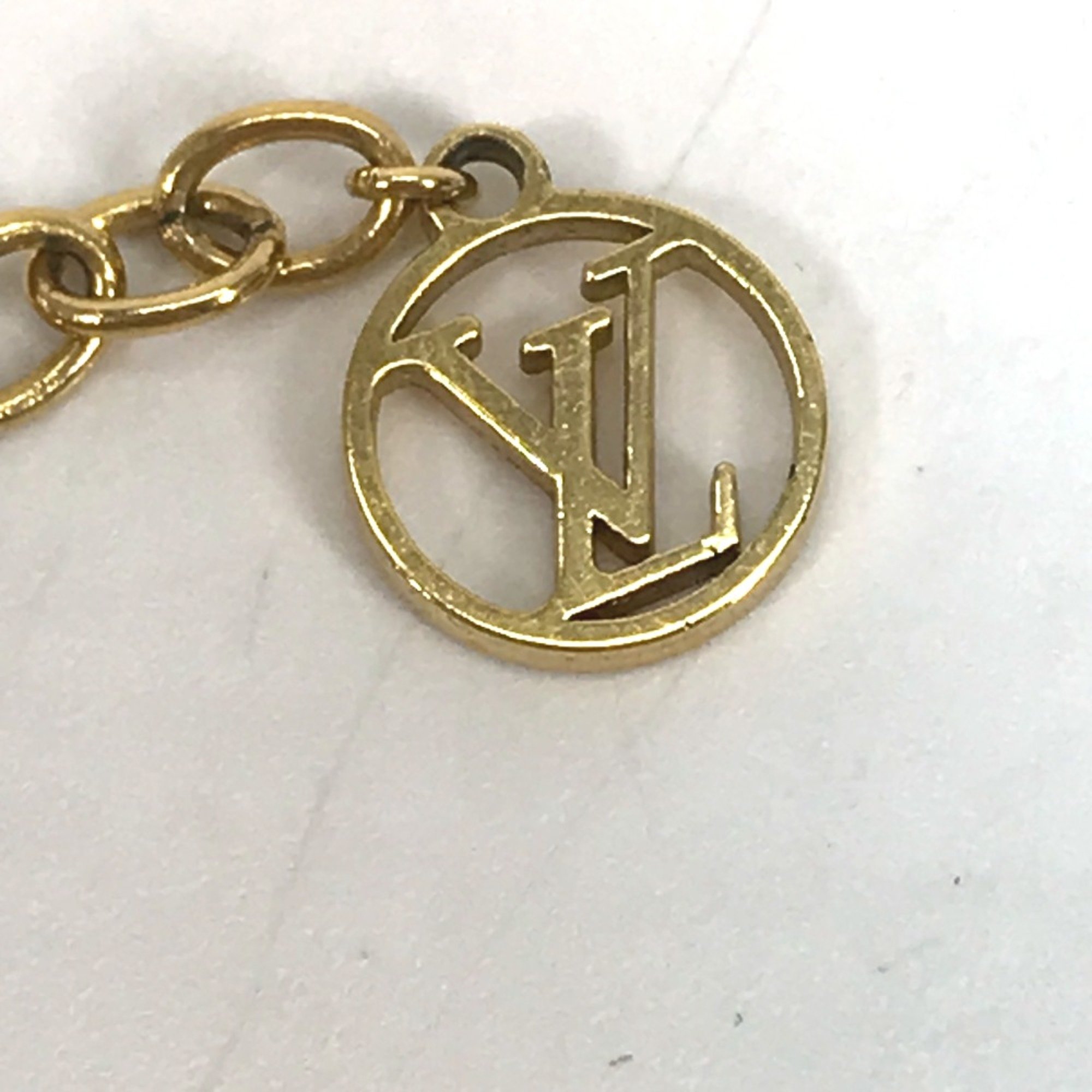 Louis Vuitton M00465 heart Accessories chain Necklace Gold