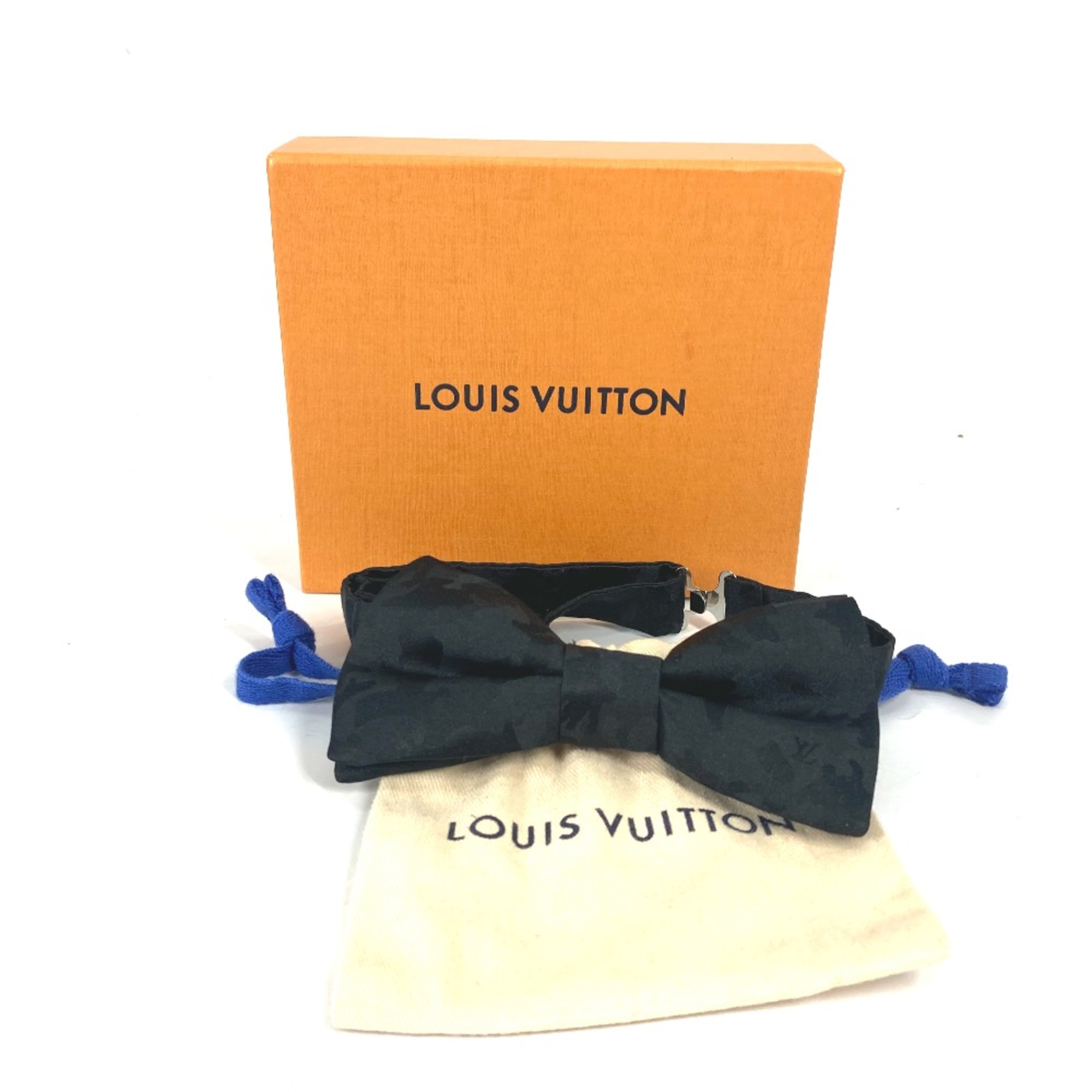 Louis Vuitton MP2706 Ribbon Ribon Butterfly Necktie Necktie Black