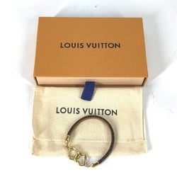 Louis Vuitton M6758F Monogram accessories heart bangle Bracelet Brown